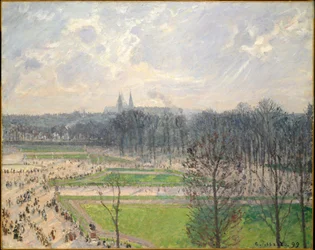 The Garden of the Tuileries on a Winter Afternoon